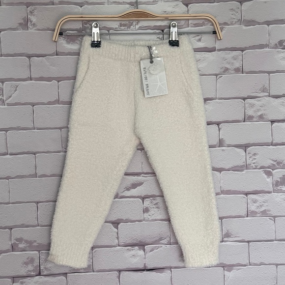 Barefoot Dreams CozyChic Cream Toddler Jogger Pant 2-3T - Picture 4 of 8